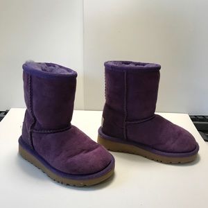 Ugh boots purple Toddler size 8